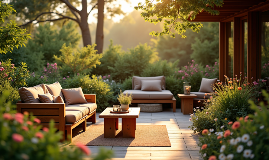 Inspirations naturelles pour un aménagement extérieur chaleureux et durable