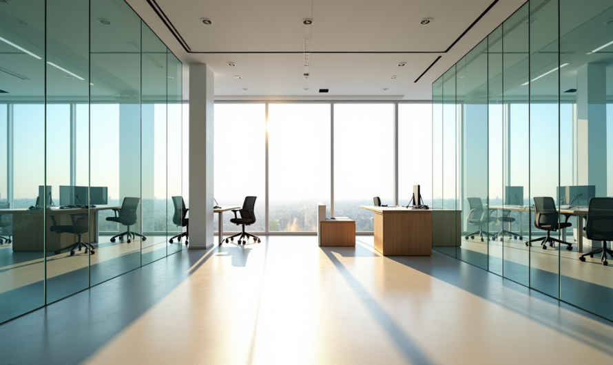 Solutions sur mesure en vitrerie pour bureaux et commerces à Versoix